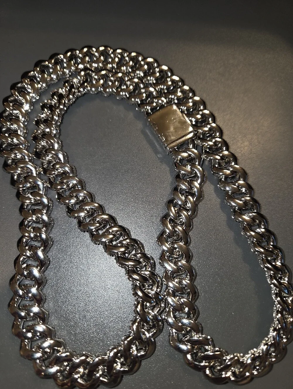Iced Out 16 CT MOISSANITE Cuban Link Prong Chain Necklace 12mm / 24